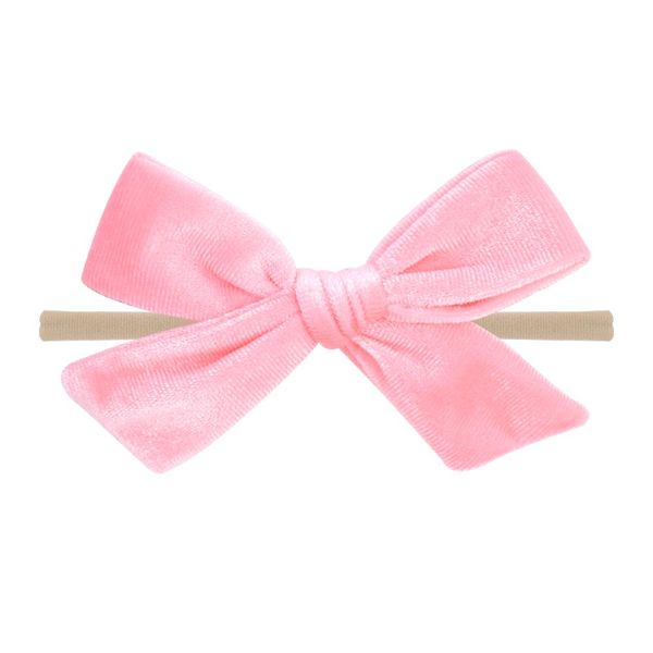 

12pcs/lot solid hair bows nylon baby headband for girls elastic hair band boutique hairband turban headwear hair accessories q sqcqqp