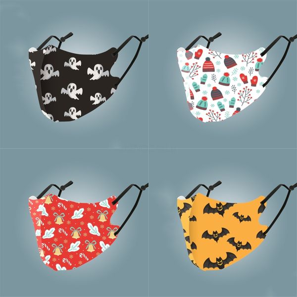 

washable face mask elastic mascherine mouth masks print designer earloop dust filtrition face mask for man#667, Black