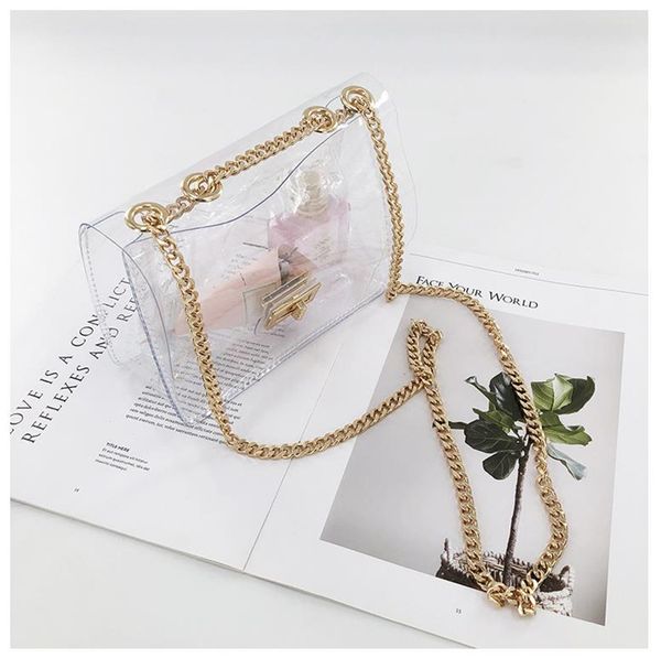 

bags crossbody bag all-match jelly transparent pvc small square bag 2020 fashion new arrival popular trend selling and nice style