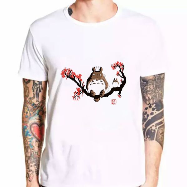 

forest spirits my neighbor totoro print miyazaki hayao anime tonari no totoro cartoon streetwear hooded sweatshirt hoodie men t shirt