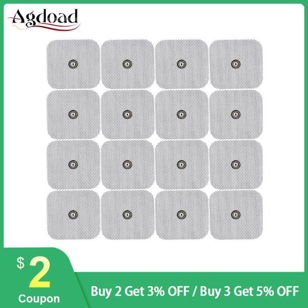 

10/20/50/100pcs tens muscle stimulator ems electrodes patch adhesive acupuncture digital therapy reusable massage gel pad