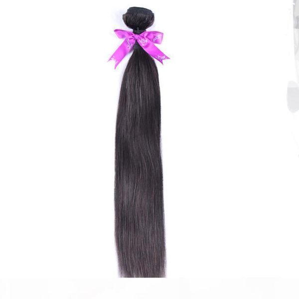 

2017 new arrival brazilian virgin hair straight 1 bundle deals brazilian straight hair weave 100g brazlian straight virgin hair extension, Black