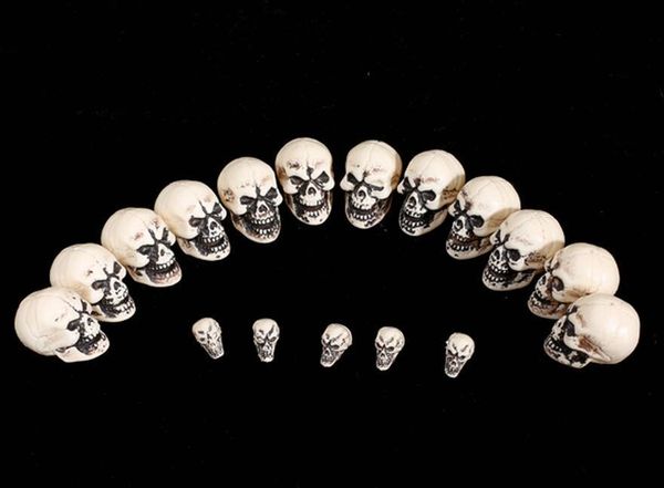 

skull 17pcs/lot mini head in a bag for halloween haunted house bar ktv supermarkets decoration home decor