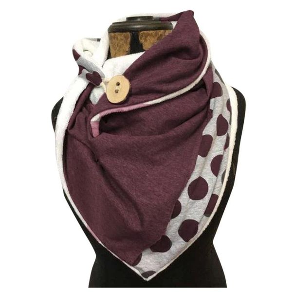 

women printing scarf fashion retro female multi-purpose shawl button headwear riding sport clothing accessories foulard #bl2, Blue;gray