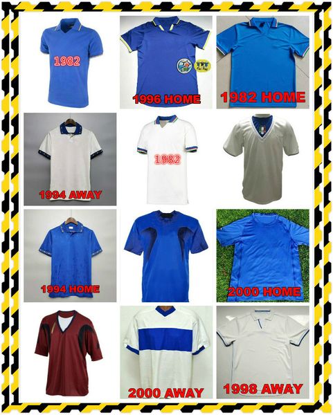 

retro del piero jersey 1982 1994 2006 goalkeeper world cup 1990 1998 retro home 2000 soccer jersey maldini baggio donadoni totti del piero, Black;yellow