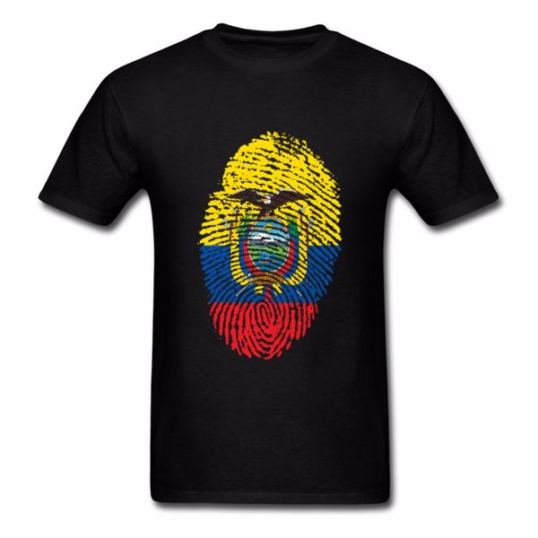 

new arrive ecuador flag fingerprint cotton short sleeve custom men new crazy men hoodie designers t shirts sweatshirt