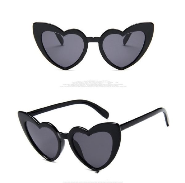 

heart love cute ladies sunglasses trend retro heart-shaped driver goggles cat eye sun glasses eyewear accessories