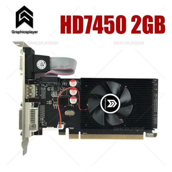 

graphics card pci express hd7450 2gb ddr3 64bit lp placa de video card pc for ati1