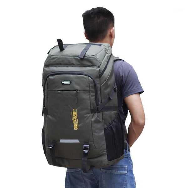 

outdoor bags 80l camping tactical backpack waterproof hiking travel trekking mountaineering climbing rucksack for women men1