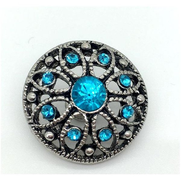 

noosa snap button rhinestone chunk charm button 18mm interchangeable flower hollow style jewelry for ginger sna wmtbpm new_dhbest