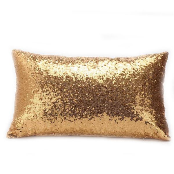 

solid color glitter sequin cushion cover pillowcase christmas wedding party cafe home sofa seat bed throw pillow cover supply f bbyekg