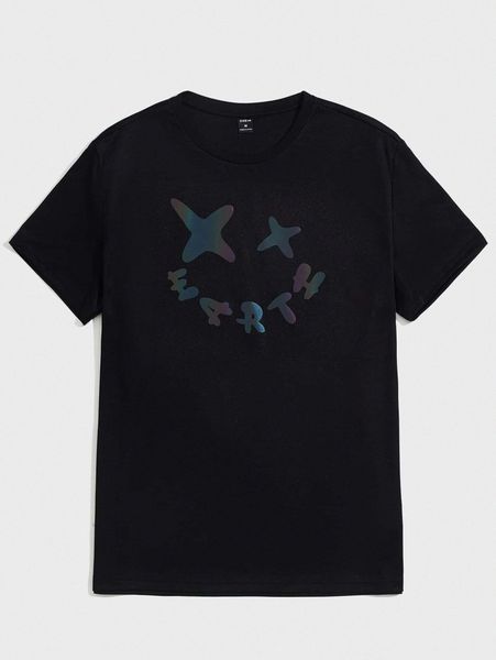 

men letter graphic tee l3wx#, White;black