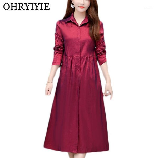

ohryiyie plus size 5xl women trench coat 2020 autumn winter fashion solid color long outwear female slim trench coat for women1, Tan;black