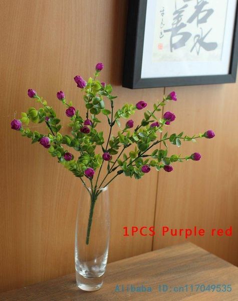 

1 pcs beautiful fake mini silk roses artificial flowers home decoration gift f2421