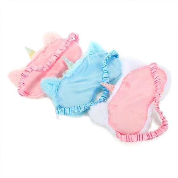 

новый дизайн сна глаз тени для век маски unicorn легкий удобный super soft night blindfold для sleeping путешествия сменная работа naps 3