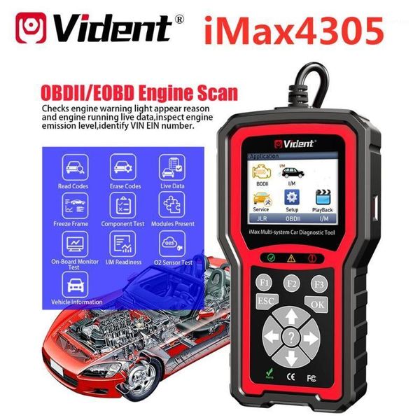 

vident imax4305 full system obd diagnostic tool for vauxhall / /rover reset obdii diagnostic service1