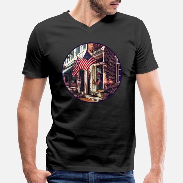 

fredericksburg va - street with american flags designers graphic t shirt hip hop print sports tracksuit hoodie sweatshirt