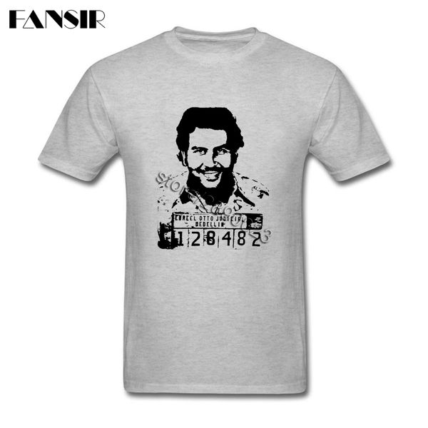 

sport leisure t shirt men's pablo escobar men t shirt white short sleeve custom family summer tees