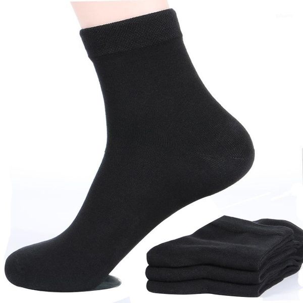 

10pcs=5 pairs lot short men socks opening men's socks pure color casual sock for men vintage funny casual1, Black