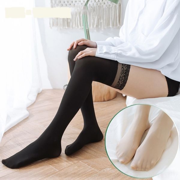 

bjlfc silicone anti-skid mask long tube spring summer thin thin lace black knee socks autumn lacelace lacesocks 98miq silicone sexy
