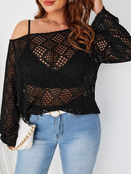 

plus cut-out cover up l7zm#, Black