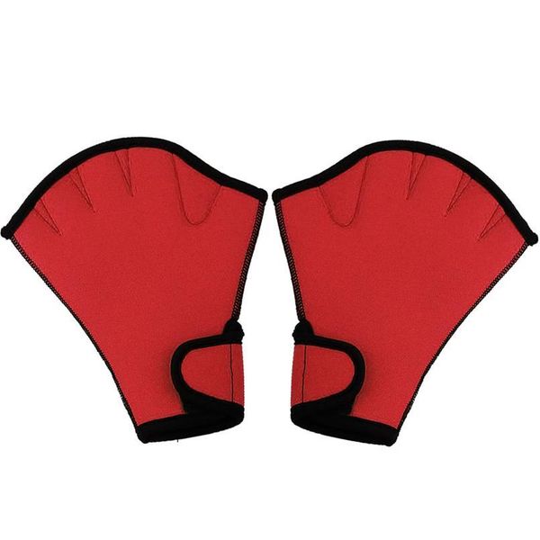 

1 pair swimming gloves aquatic fitness water resistance aqua fit paddle training fingerless gloves jllkas