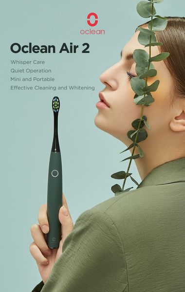 

2020 air 2 new oclean sonic electric toothbrush noise reduction fast charging 3 brushing modes tooth brush for adult