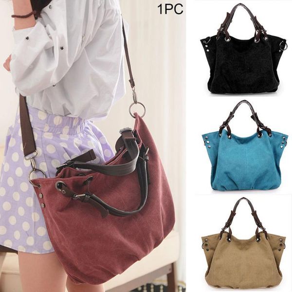 

women crossbody pouch large capacity wear resistant adjustable practical canvas shoulder bag ladies travel bags