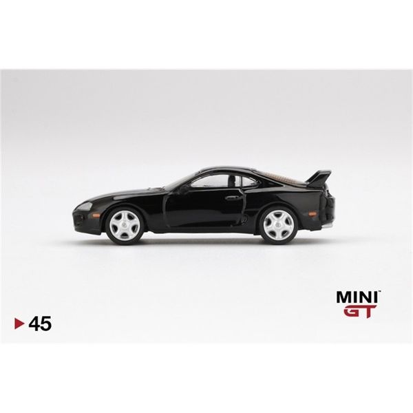 

toyota black diecast mini supra model (jza80) 1:64 gt car