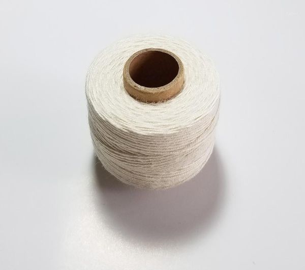 

high tenacity 100% natural linen thread 100m/roll 3ply twine cord rope1, Black;white