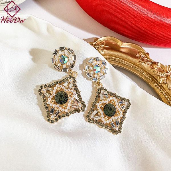 

women graceful joker set auger stud earrings japan korean elegant girls pearl ear accessories 2021 new lady luxury date jewelry, Golden;silver