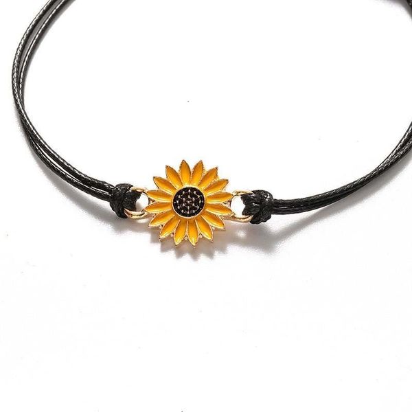 

friendship birthday crafts fashion girls sunflower gifts floral team design jewelry souvenir bracelets bracelet sister w
