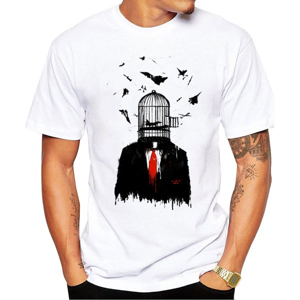 

teehub fashion birds funny birds out of head printed short sleeve casual hipster sport hooded sweatshirt hoodie t shirt