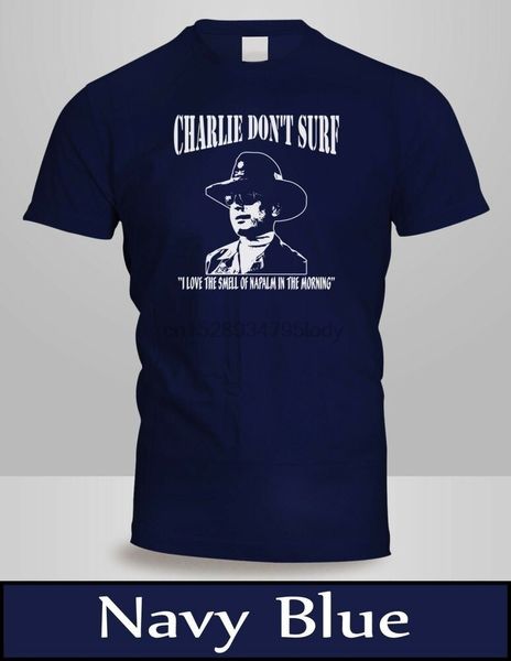 

apocalypse now charlie dont surf t-shirt mens navy blue cult movie shirt sport hooded sweatshirt hoodie