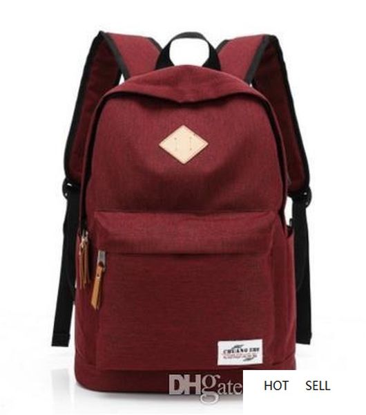 Borse da scuola per uomo di moda Zaini Carica USB Mochila Laptop in poliestere 14-15 pollici Borse per computer portatile Zaino per uomo Zaino