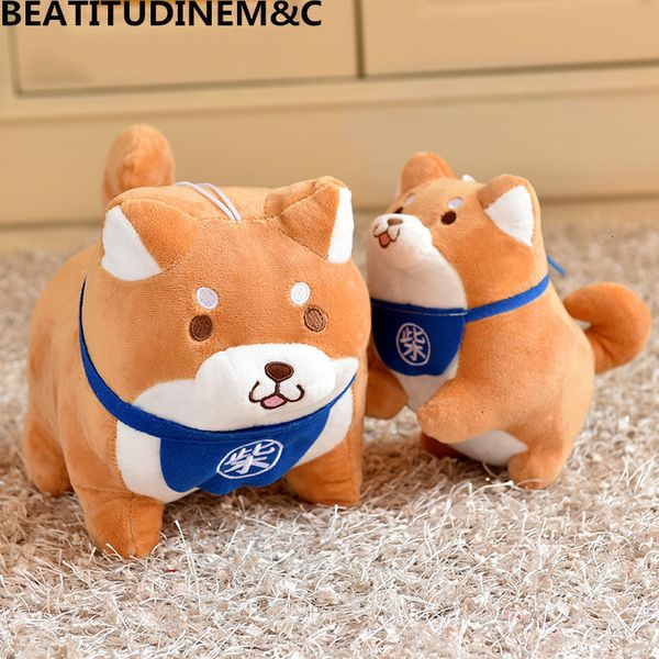 

cartoon shiba inu dog plush children toy car decoration