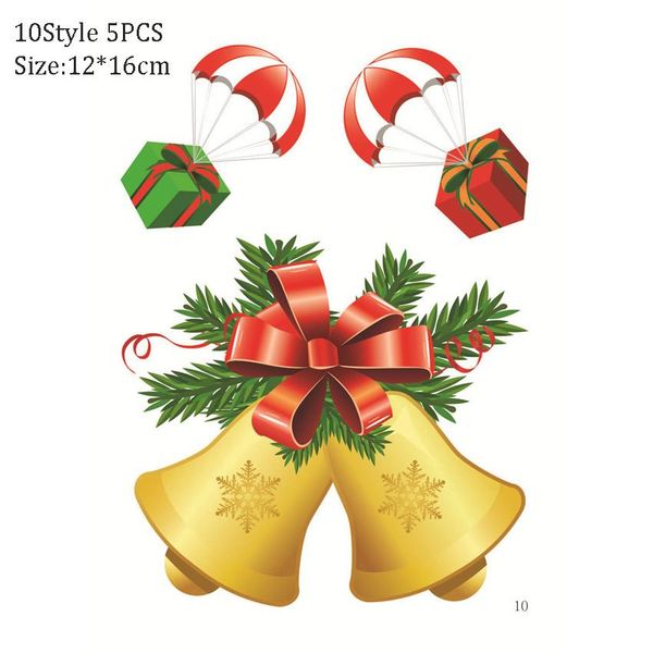 

christmas decor gold dust оконное стекло стикер стены съемный домашнее украшение рождество санта украшения для дома рождество 2020 jllogq