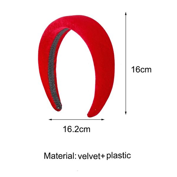 

women thick sponge headband vintage design velvet head band lady head hoop wide hairbands hair accessories beach party jewelry gfits, Silver