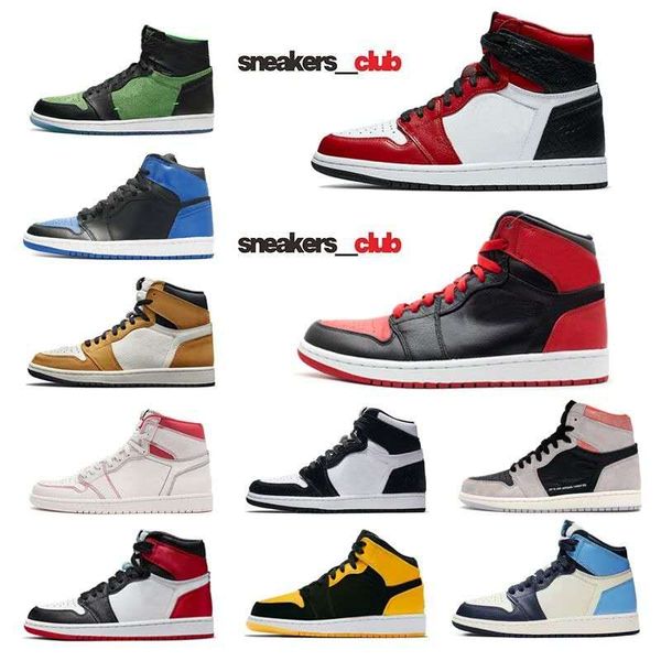 

новые 1 топ 3 royal toe compred toe chicago tie-краситель бесстрашных баскетбольных туфлей мужчины 1s светлый дым серый тень обсидианские кр