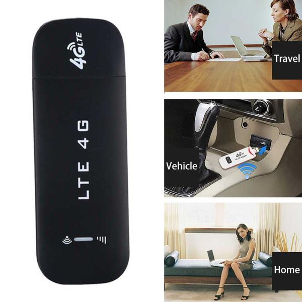 

4g lte network adapter mobile portable usb modem dongle high speed wifi router stable sim card for pc lapwireless1