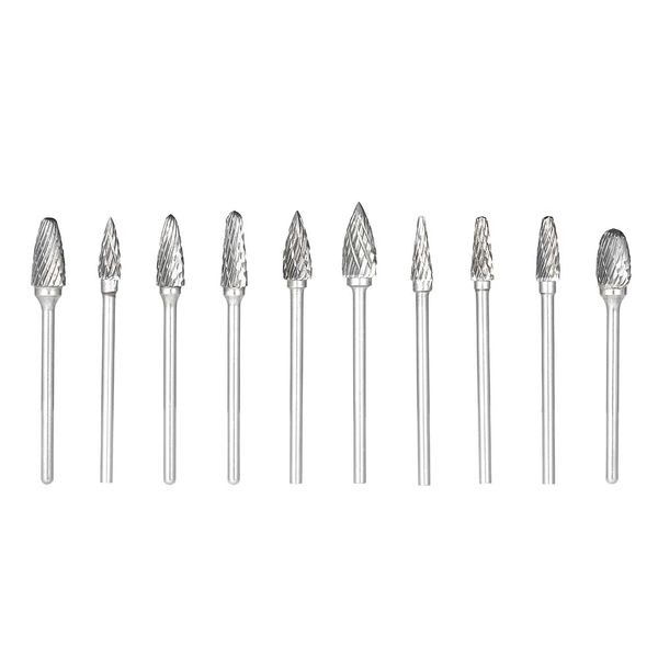 

10pcs tungsten steel nitrate carbide burs drills dental high speed grinding heads dentistry equipment teeth polishing & smoothing dental too