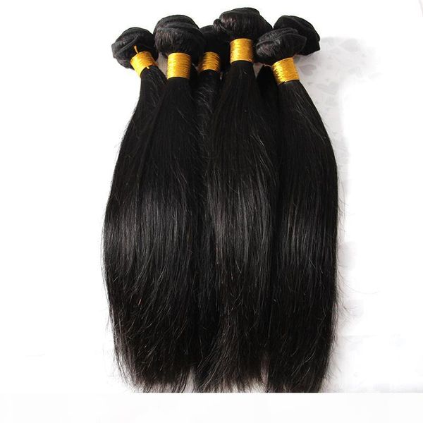 

cynosure hair 8 bundles 8 piece only brazilian remy hair straight human hair weave natural black color 1b