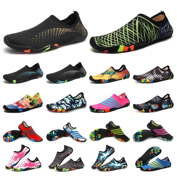 

mens swimming diving outdoor beach shoes soft-soled creek sneakers black white blue barefoot skin snorkeling wading fitness womens trainers