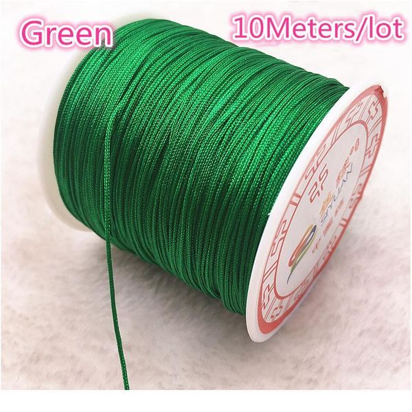 

10m/lot 0.8/1.0mm nylon cord thread chinese knot macrame cord bracelet braided string diy beadin qyliwu