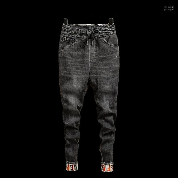 

whisnos store men harem pants japanese casual cotton linen trouser man jogger pants chinese baggy1, Black