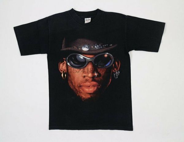 

vintage dennis rodman t-shirt hip hop basketball sport hooded sweatshirt hoodie