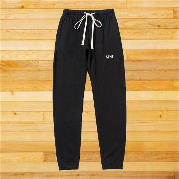 

famous stylist mens pants 2021 street fashion men women jogger pant cotton cozy jogging trousers, Black