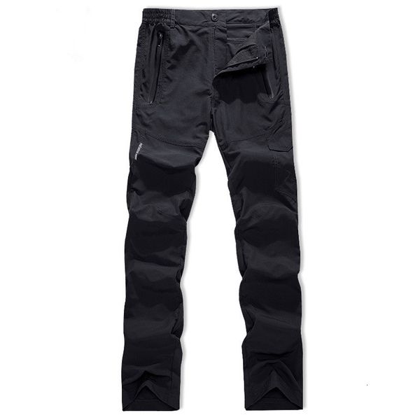 

2021 new multi pocket work breathable quick dry men pants casual summer autumn loose tactical trousers male 4dv1, Black