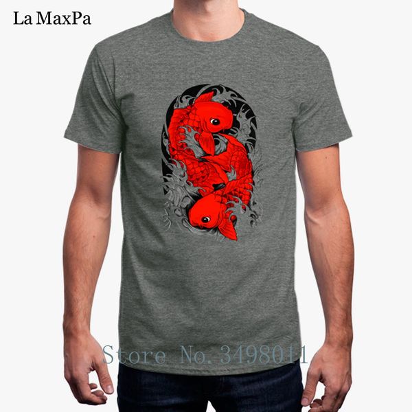 

смешные повседневный koi carp японская рыба футболка прохладный tshirt костюм плюс размер футболка с коротким рукавом hiphop спорт толстовка