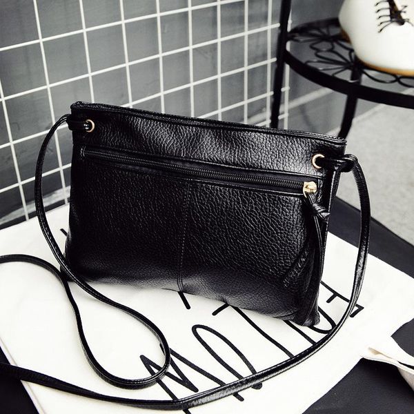 

fashion women clutch messenger bags design girls' shoulder bags pu leather lady handbags vintage small messenger bag phone purse